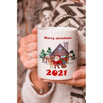 Noel Baba Yeni Yıl Kupa Bardak