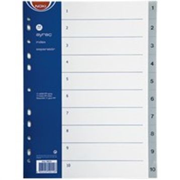 Noki 1-10 Rakamlı A4 Seperatör