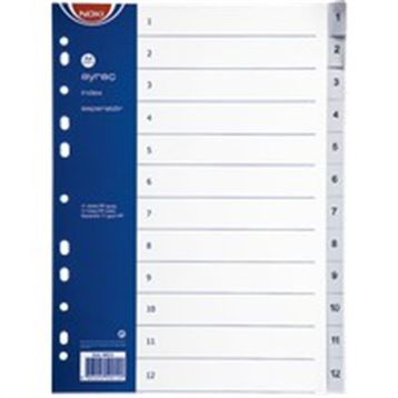 Noki 1-15 Rakamlı Plastik A4 Seperatör