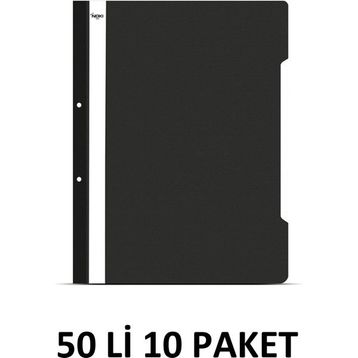 Noki 10 Paket 50'li Siyah Telli Dosya