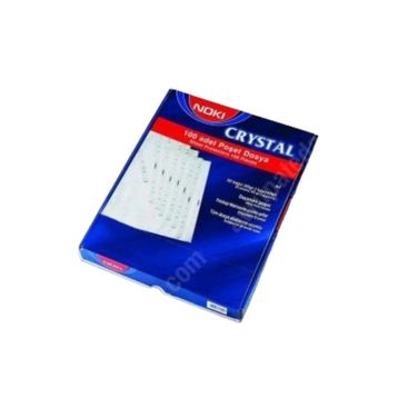 Noki 100'lü A4 Cristal Mavi Poşet Dosya