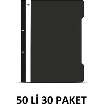 Noki 30 Paket 50'li Siyah Telli Dosya