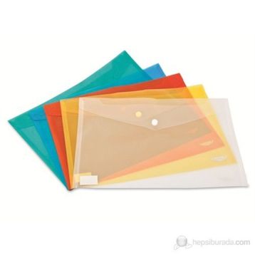 Noki 3101 Şeffaf Dosya Çıtçıtlı Evrak Zarfı