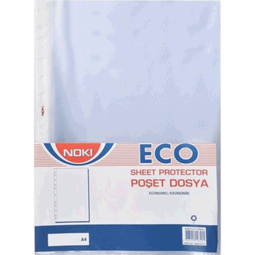 Noki Eco 10'lu Paket Poşet A4 Dosya