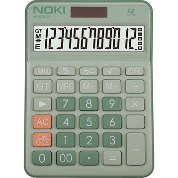 Noki H-MC012 Yeşil 12 Hane Hesap Makinesi