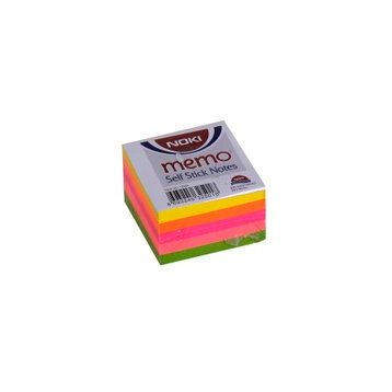 Noki Memo Karışık Renk Neon 50 x 50 mm Not Kağıdı