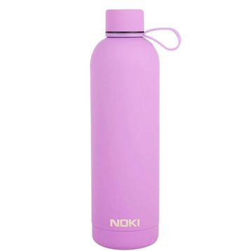 Noki T-0124 Mor Soft Touch Vidalı Kapak Çelik Matara 730 ml Termos