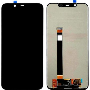 Nokia 7.1 Plus Siyah Çıtasız Uyumlu Lcd Ekran Dokunmatik