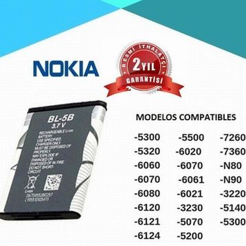 Nokia BL-5B N80 Orjinal Batarya