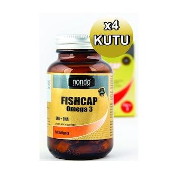Nondo Fishcap Omega-3 4x50 Kapsül Balık Yağı