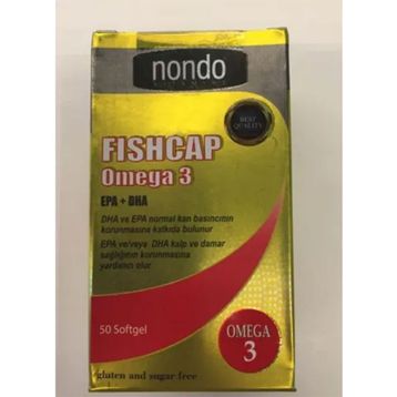 Nondo Fishcap Omega-3 50 Kapsül Balık Yağı