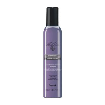 Nook Magic Arganoil Blonde Story 200 ml Sarı Saçlar İçin Parlatıcı 2 Fazlı Durulanmayan Köpük Saç Kremi