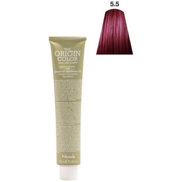 Nook Origin Color Profesyonel 100 ml 5.5 Klasik Maun Açık Kahve Saç Boyası