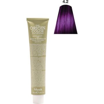Nook Origin Color Profesyonel 4.2 Viyole Derin Mor 100 ml Saç Boyası