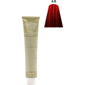 Nook Origin Color Profesyonel 4.6 Kızıl Kahve 100 ml Saç Boyası