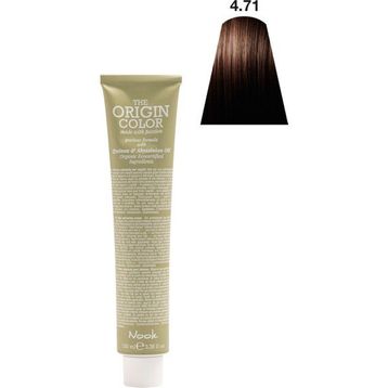 Nook Origin Color Profesyonel 4.72 Küllü Kahve 100 ml Saç Boyası