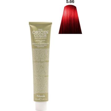 Nook Origin Color Profesyonel 5.66 Yoğun Kızıl 100 ml Saç Boyası
