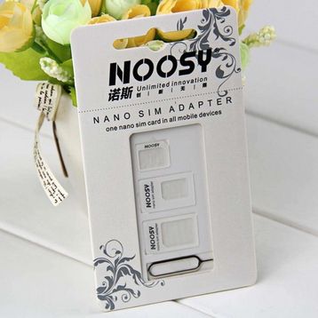 Noosy 3'lü Pratik Dönüştürücü Aparat Adaptör Sim Kart İğnesi