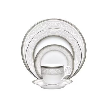 Noritake Glendonald Platin 85 Parça Yemek Takımı