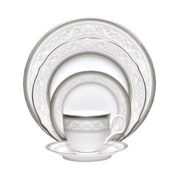 Noritake Glendonald Platin 85 Parça Yemek Takımı