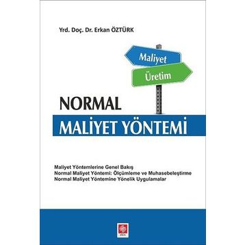 Normal Maliyet Yöntemi - Erhan Öztürk