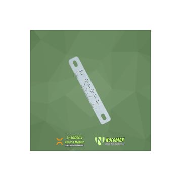 Noromax 1/2-2 inç Tezgah Pafta Alüminyum Ölçü Levhası