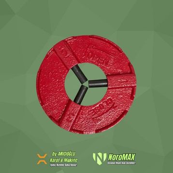 Noromax 3 inç Tezgah Pafta Arka Kavrama Mengenesi