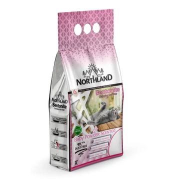Northland 5+5 lt Bebek Pudrası Kokulu Doğal Bentonit Kedi Kumu