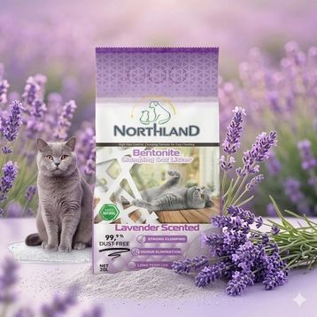 Northland Lavanta Kokulu 20 L Bentonit Kedi Kumu