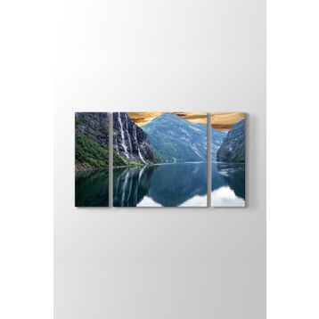 Norveç Geiranger Şelalesi Tablosu