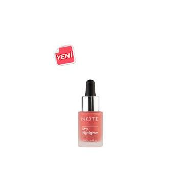 Note 01 Pearl Rose Drop Highlighter Likit Aydınlatıcı