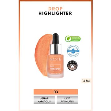 Note 03 Drop Highlighter 14 ml Aydınlatıcı Likit