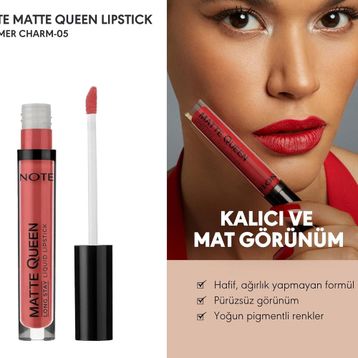 Note 05 Summer Charm Matte Queen Liquid Lipstick