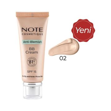 Note Anti Blemish 02 Light Beige BB Cream