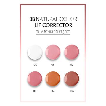 Note BB Lip Corrector No: 00 Renk Eşitleyici Dudak Parlatıcısı