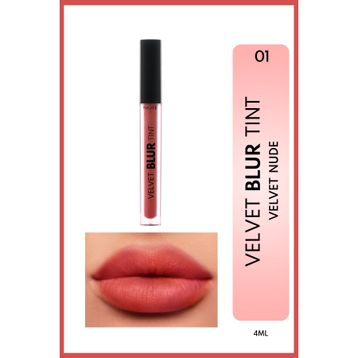 Note Cosmetics Velvet Blur Tint 01 Velvet Nude Kadife Bitişli Nemlendirici Mat Ruj