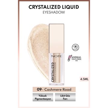 Note Crystalized 09 Cashmere Road Liquid Eyeshadow