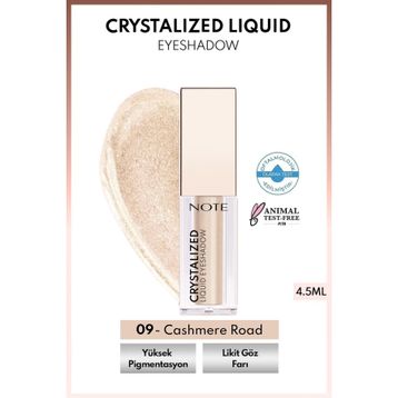Note Crystalized 09 Cashmere Road Liquid Eyeshadow