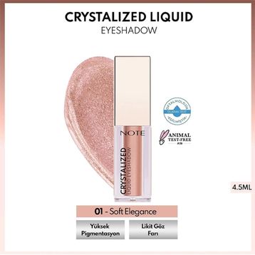 Note Crystalized Liquid 01 Soft Elegance Eyeshadow