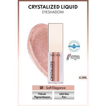 Note Crystalized Liquid 01 Soft Elegance Eyeshadow