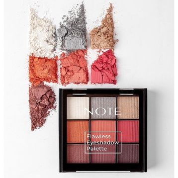 Note Flawless Eyeshadow Palette 9'lu 02 Romantic Date Göz Farı