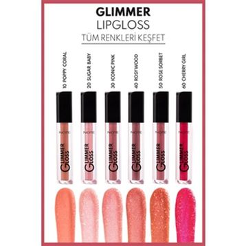 Note Glimmer Gloss 20 Sugar Baby Işıltılı Nemlendirici Dudak Parlatıcısı