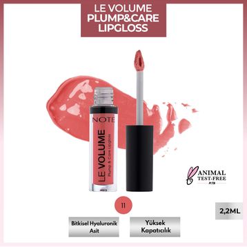 Note Le Volume Plump & Care Lipgloss 11 It's Fantastic Dudak Parlatıcısı