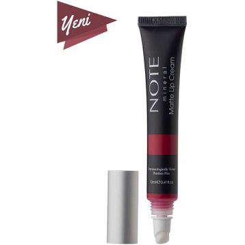 Note Mineral Yarı Mat Bitişli 06 Go Red Likit Ruj