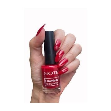 Note Nail Flawless 100 Mutlu Kırmızı Oje