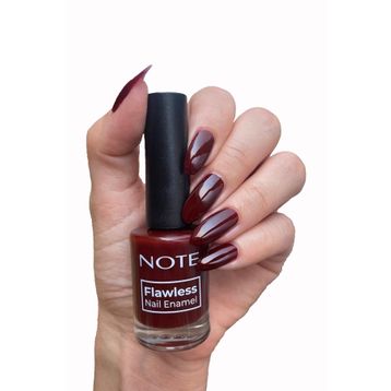 Note Nail Flawless 107 Bordo Kızıl Oje