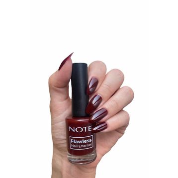 Note Nail Flawless 107 Bordo Kızıl Oje