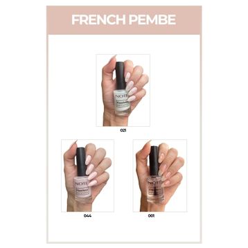 Note Nail Flawless 3'lü French Pembe Oje Seti