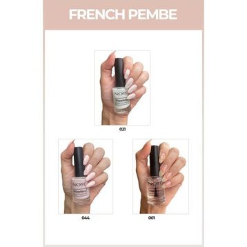 Note Nail Flawless 3'lü French Pembe Oje Seti