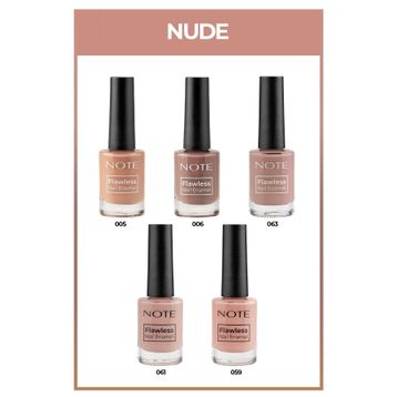 Note Nail Flawless 5'li Nude Oje Seti